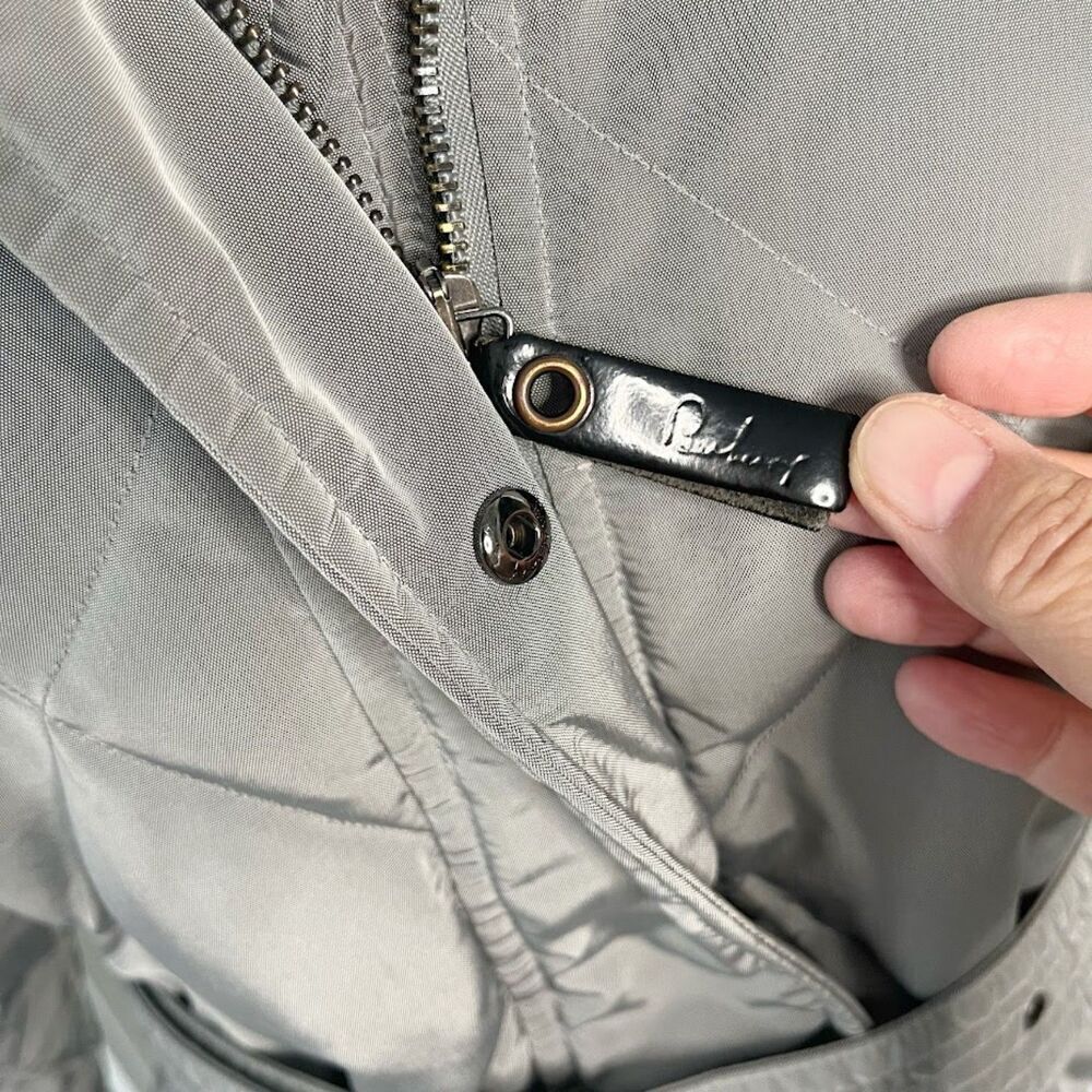 Burberry Weatherproof Puffer Goose Down Belted Pocket Nova Check Hooded Coat - Picture 8 of 14